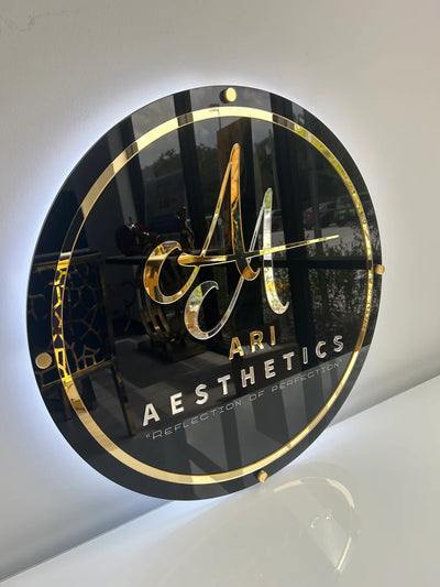 SOLID Base Acrylic 3D Sign