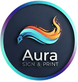 Aura Sign Print