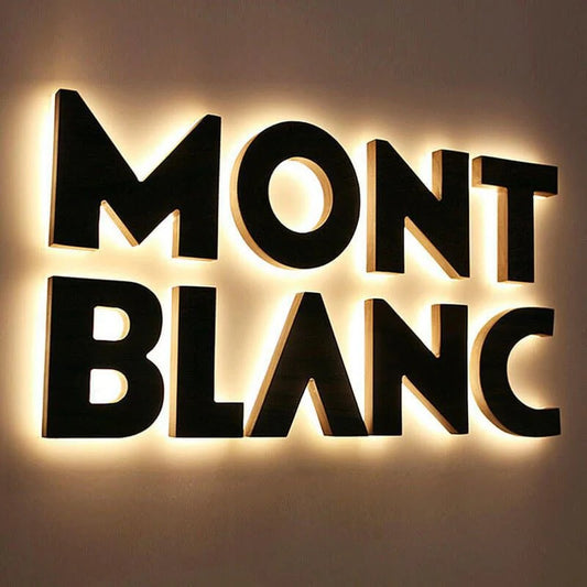 Lobby Signs BackLit Signage Office Signs Metal Signs Custom 3D Logo Business Name Signs Wall Logo Illuminated Channel Letters Manufacturer